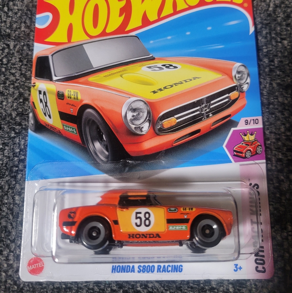 Honda S800 Racing Hot Wheels 2025 Treasure Hunt - Orange